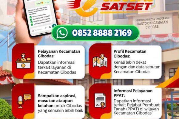 Kecamatan Cibodas Luncurkan Hotline AI SATSET