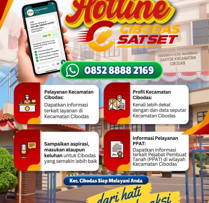 Kecamatan Cibodas Luncurkan Hotline AI SATSET